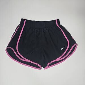 Nike Dri-FIT Running Shorts Black Pink Trim Size Small